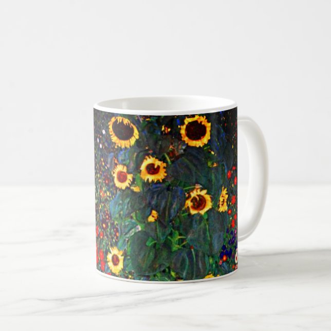Mug Jardin aux fleurs Gustav Klimt (Devant droit)