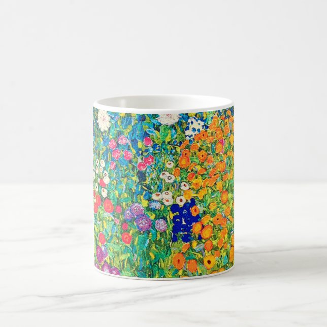 Mug Jardin aux fleurs, Gustav Klimt (Centre)