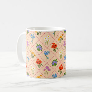 Mug Jardin de Harlequin aux Fleurs Sauvages