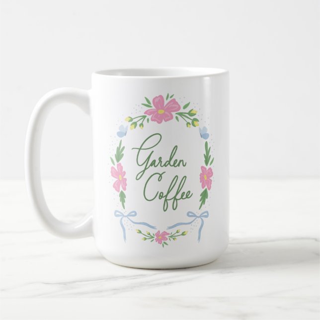 Mug Jardin de la bouillie de café (Gauche)