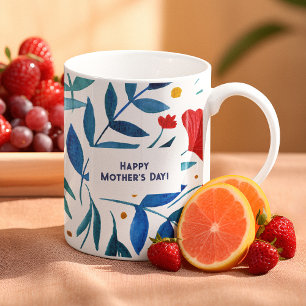 Mug Jardin de l'aquarelle magique Fête des mères