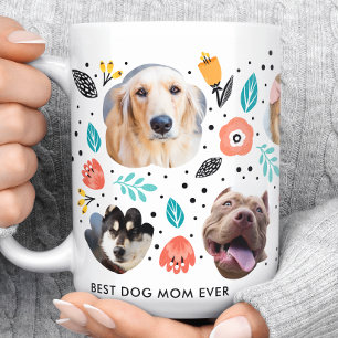 Mug Jardin de maman de chien Collage photo de compagni