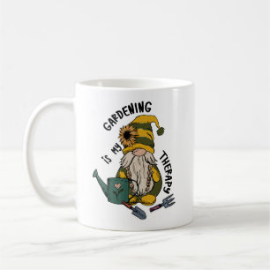 Mug Jardin De Tournesol Gnome Le Jardinage Est Ma Thér
