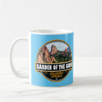 Jardin des dieux Colorado Springs Emblem de voyage