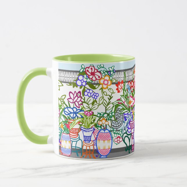 Mug Jardin des fleurs Mah Jongg (Gauche)