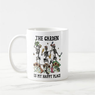 Mug Jardin Est Mon Heureux Endroit Trois Skeletons Dan