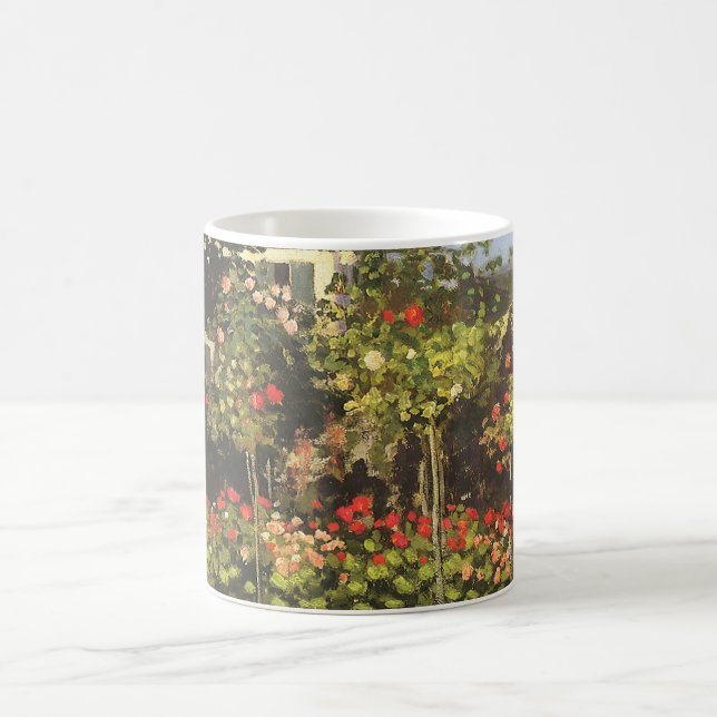 Mug Jardin fleuri à Sainte Adresse par Claude Monet (Centre)