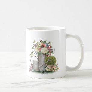 Mug Jardin fleuri Vintage