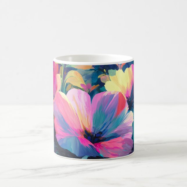 Mug Jardin Floral de printemps de la ruée de fleurs (Centre)