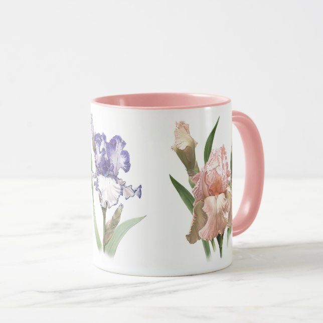 Mug Jardin Flower Iris (Devant droit)