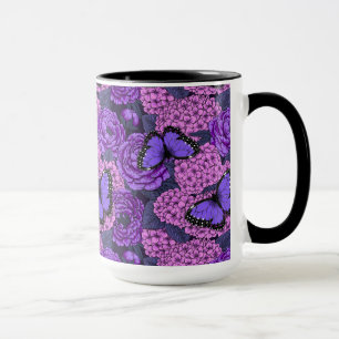 Mug Jardin morpho bleu 2