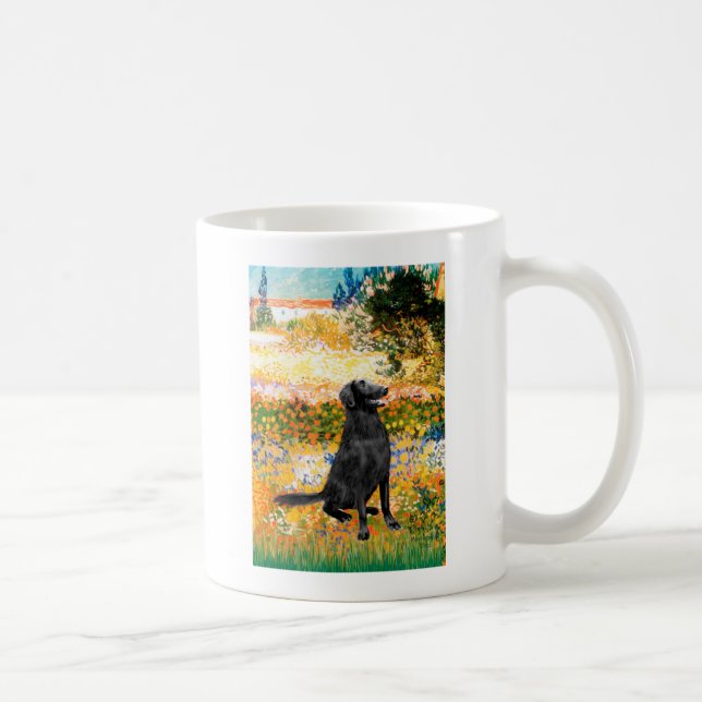 Mug Jardin - Retriever à poil plat (Droite)