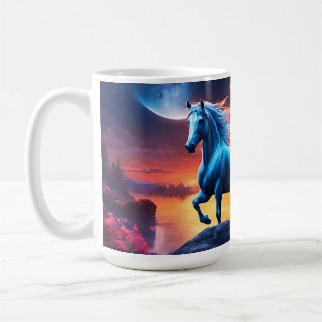 Mug Jardin rose Imaginaire de l'étalon blanc (Gauche)