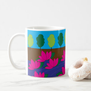 Mug Jardin rose Lotus