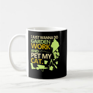 Mug Jardinage Amoureux des chats Kitten Plante Succule