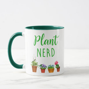 Mug Jardinage drôle nerd et plante d'intérieur de