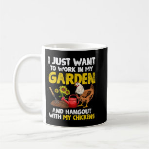 Mug Jardinage Gardener Poulets poulet