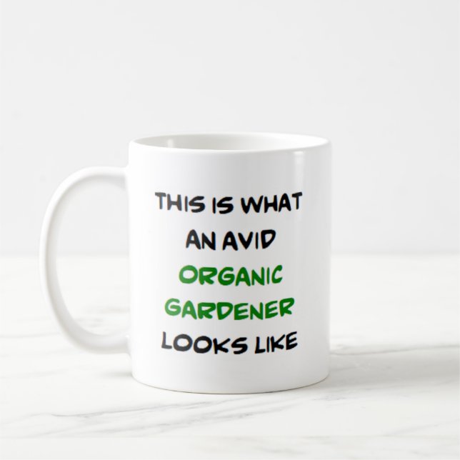 Mug jardinier bio, avide (Gauche)