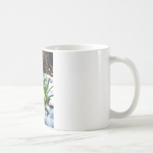 Mug Jaune Daffodils fleurs dans la neige