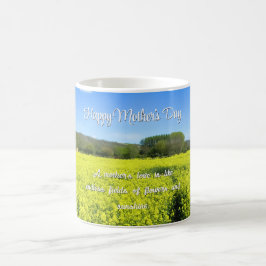 Mug Jaune et Bleu Bliss - Fête des Mères sur mesure