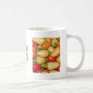 Mug Jaune rouge et orange de piments
