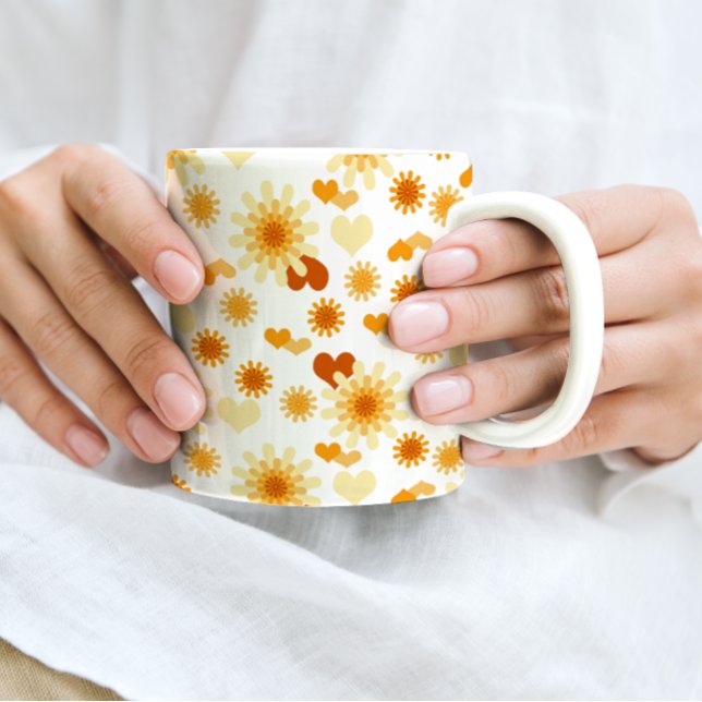 Mug Jaune salope et coeur (Créateur téléchargé)