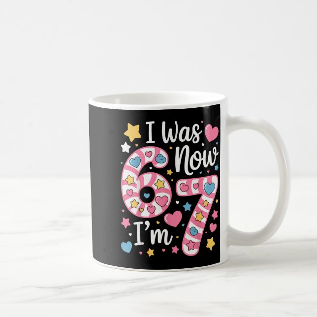 Mug J'avais 6 ans maintenant j'ai 7 ans Funny Birthday (Droite)