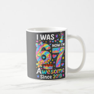 Mug J'avais 6 ans maintenant j'ai 7 ans Tie-Dye Annive