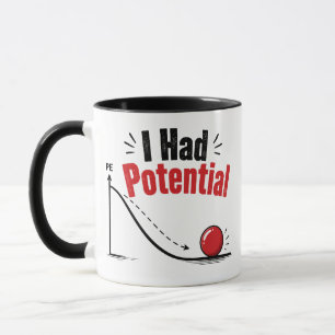 Mug J'avais de l'humour de physique potentiel