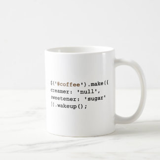 Mug Javascript foncé et doux