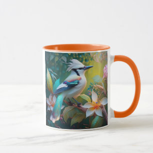 Mug Jay à ailes Turquoises en berceau