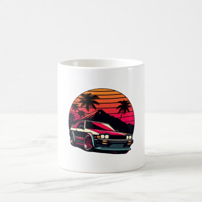 Mug JDM voiture Japonaise Retro Voiture Racine Driftin (Centre)