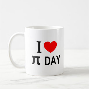 Mug Je ❤️ π JOURNÉE Je AIME π JOURNÉE Je ♥️ π JOURNÉE