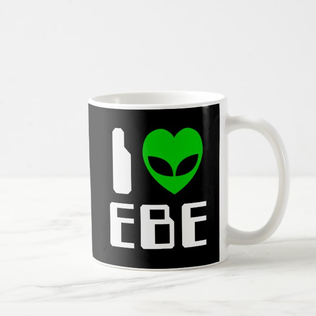 Mug Je Alien Heart EBE (Droite)