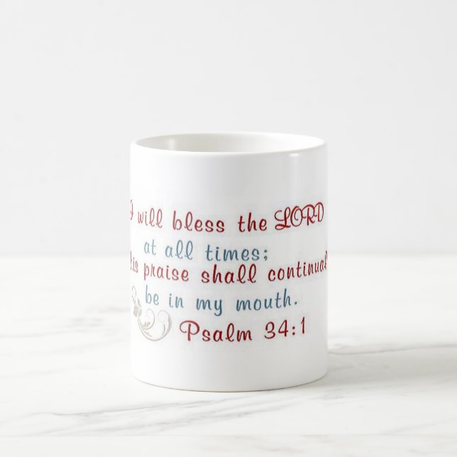 Mug Je bénirai le seigneur (Centre)