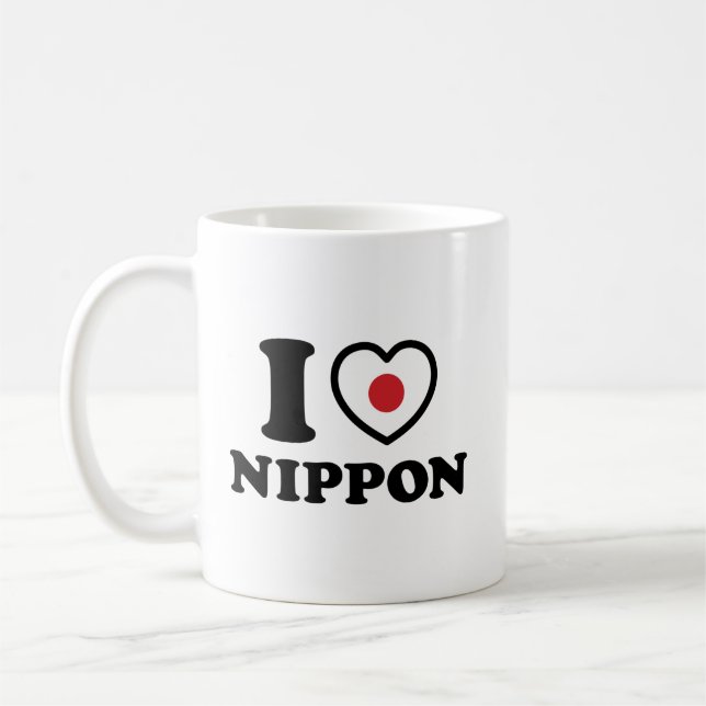 MUG JE COEUR [AMOUR] NIPPON (Gauche)