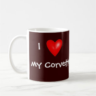 Mug Je Coeur Ma Corvette