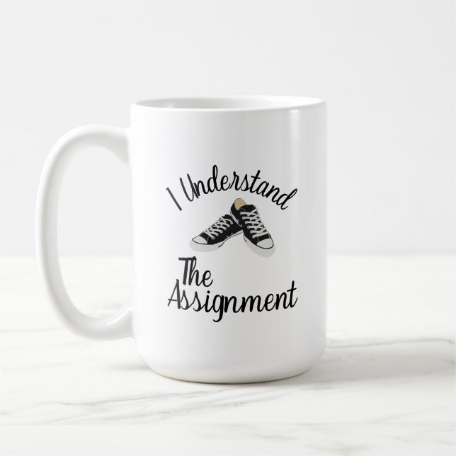 Mug Je Comprends L'Affectation Vote Blue rally Cadeau (Gauche)