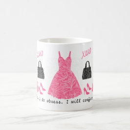 Mug Je Confesserai que je fais Obsess. Chaussures Robe