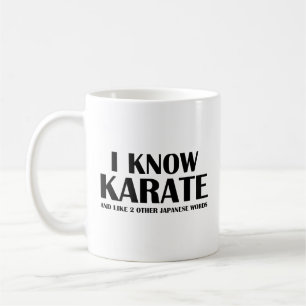 Mug Je Connais Le Karaté. Et comme 2 autres mots japon