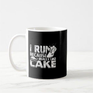 Mug Je cours parce que j'aime vraiment le gâteau Joggi
