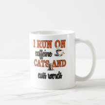 Je cours sur la caféine, les chats et les mots de
