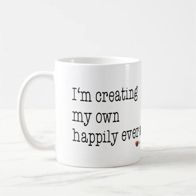 Mug Je crée mes propres attaque heureusement pour (Gauche)