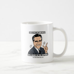 MUG JE CROIS À L'AMÉRIQUE MAIS J'ENCAISSE DANS LES