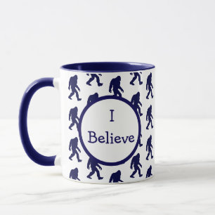Mug Je crois en la bouillie de café Bigfoot