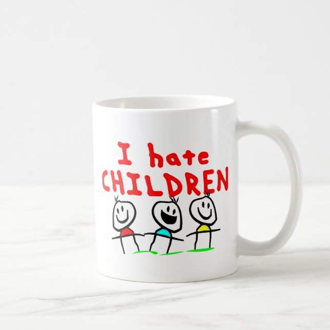 Mug Je déteste des enfants ! (Droite)