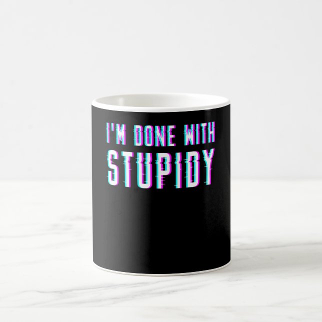 Mug Je Déteste Les Gens Stupides (Centre)