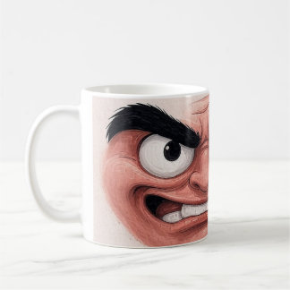 Mug "Je déteste les lundis" - Le visage en colère