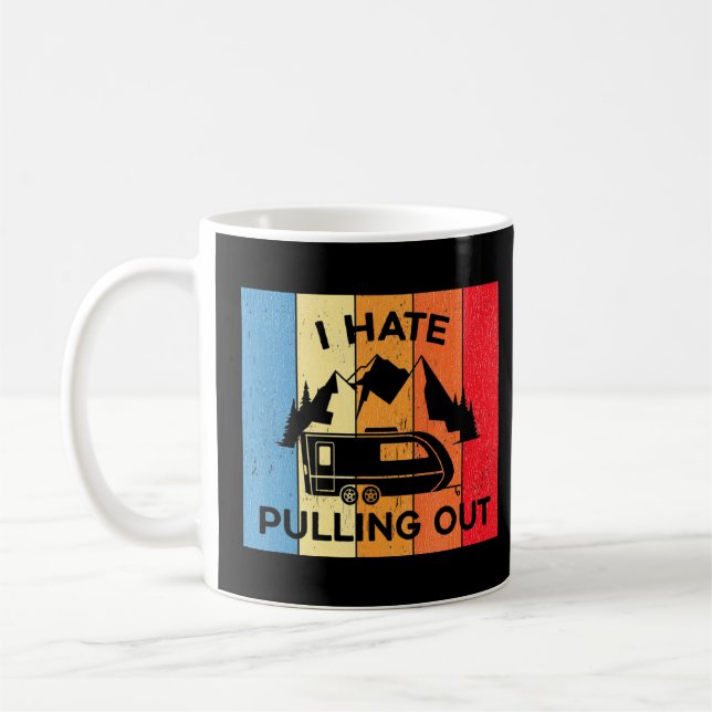 Mug Je Déteste Sortir Rv Van Camper Life 1 (Gauche)