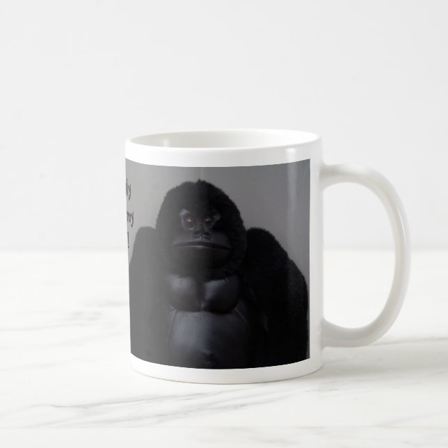 Mug Je deviens moche sans mon café - muqueuse humorist (Droite)